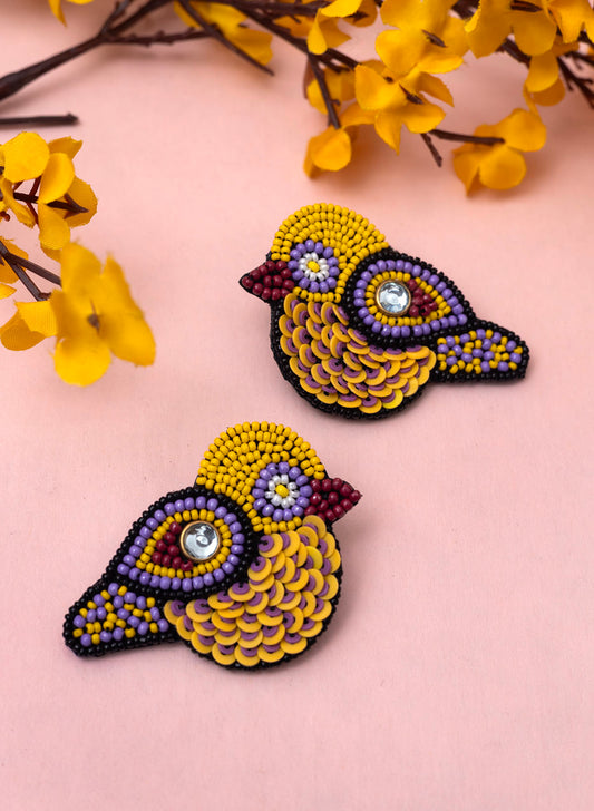 Bird Hand made Earring