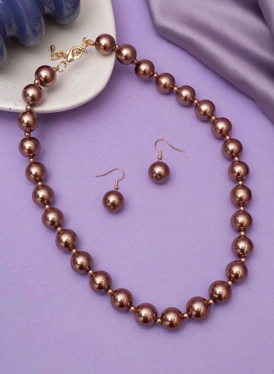 Rosha Pearl Necklace Set