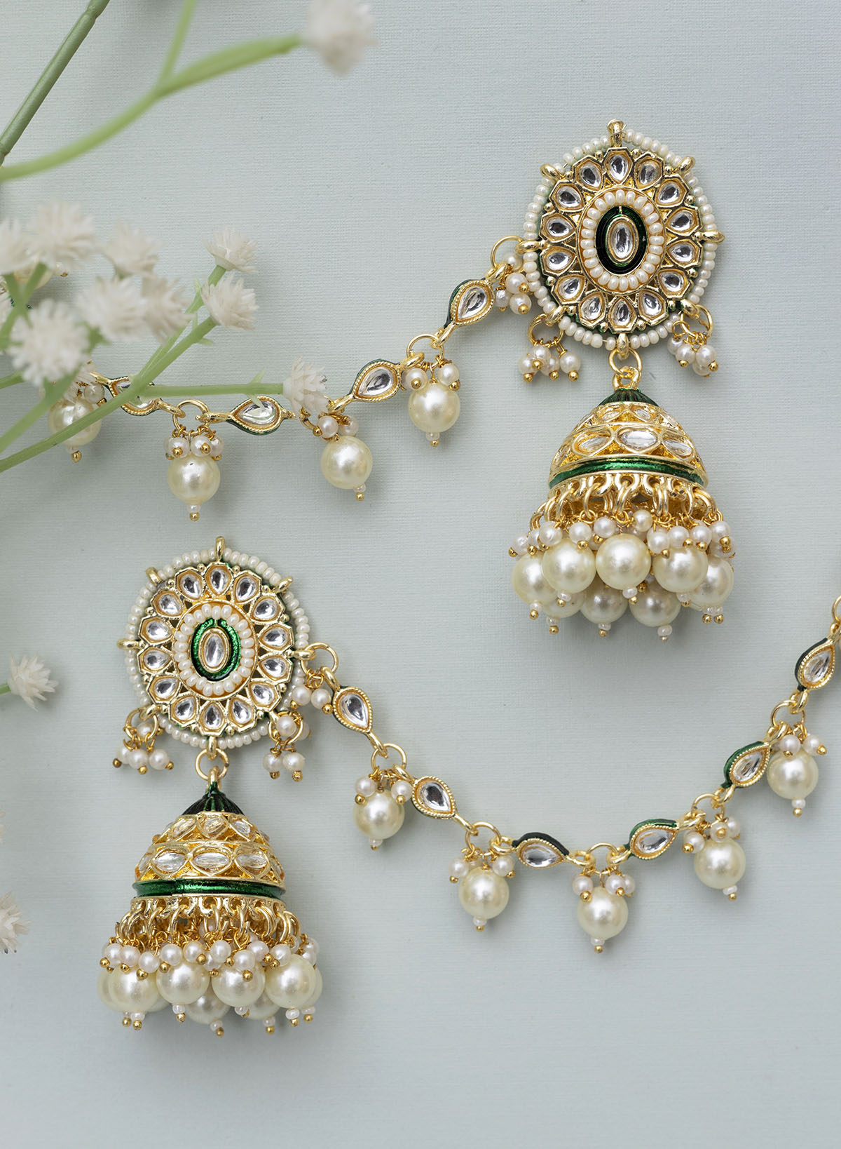 Yuktha Earrings with Sahara