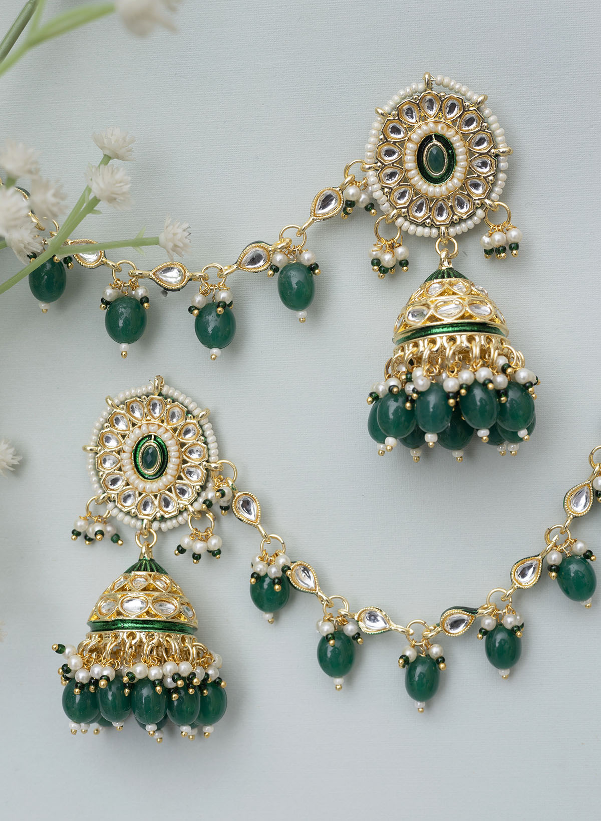 Yuktha Earrings with Sahara