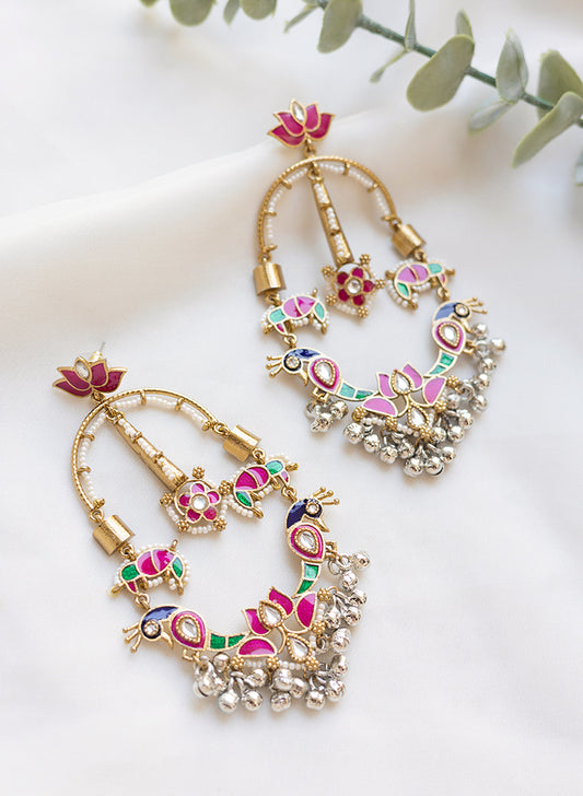 Aayra peacock earring