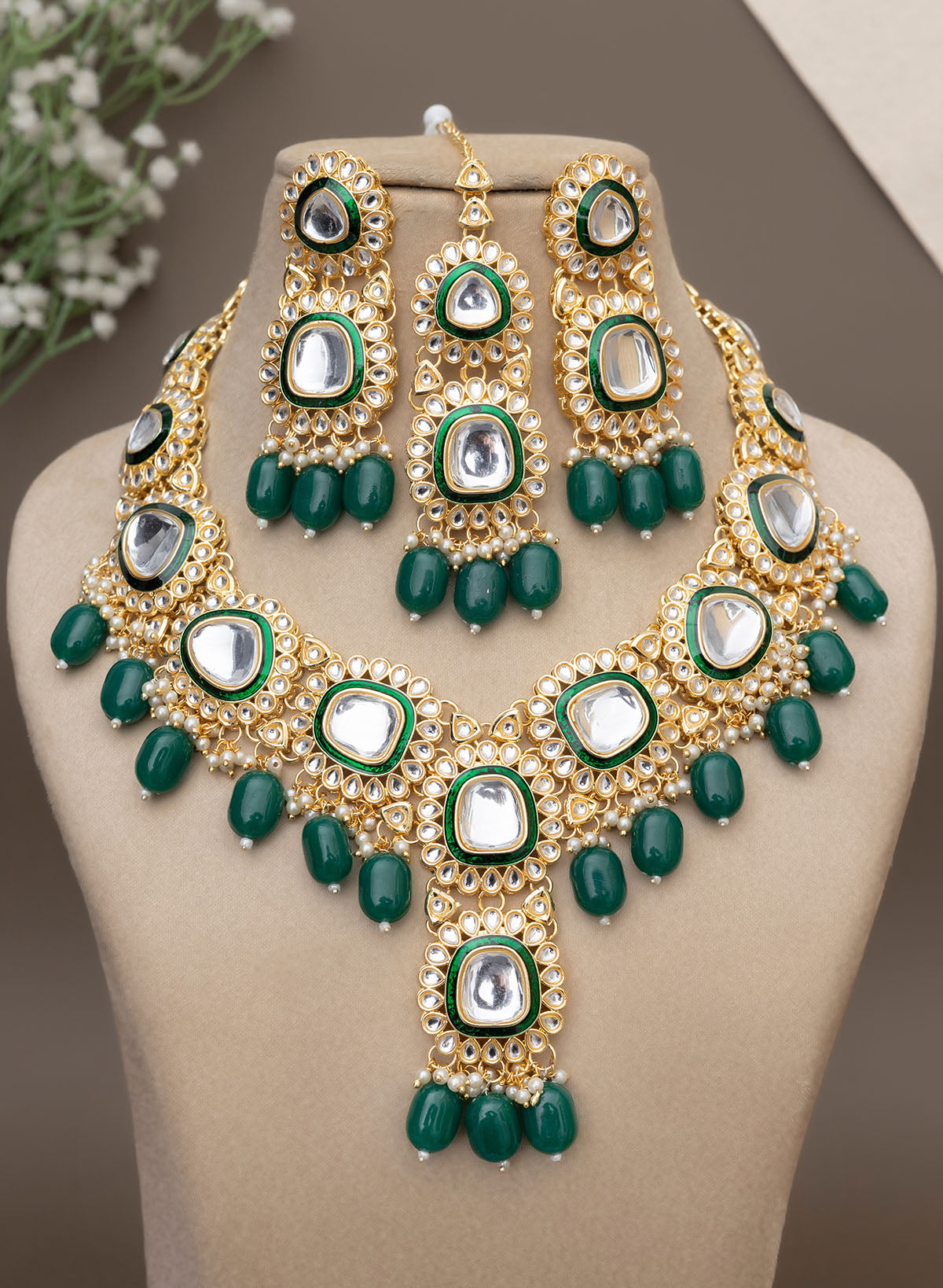 Rivisha Polki Necklace set