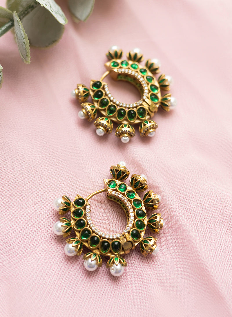 Aashritha kundan hoops