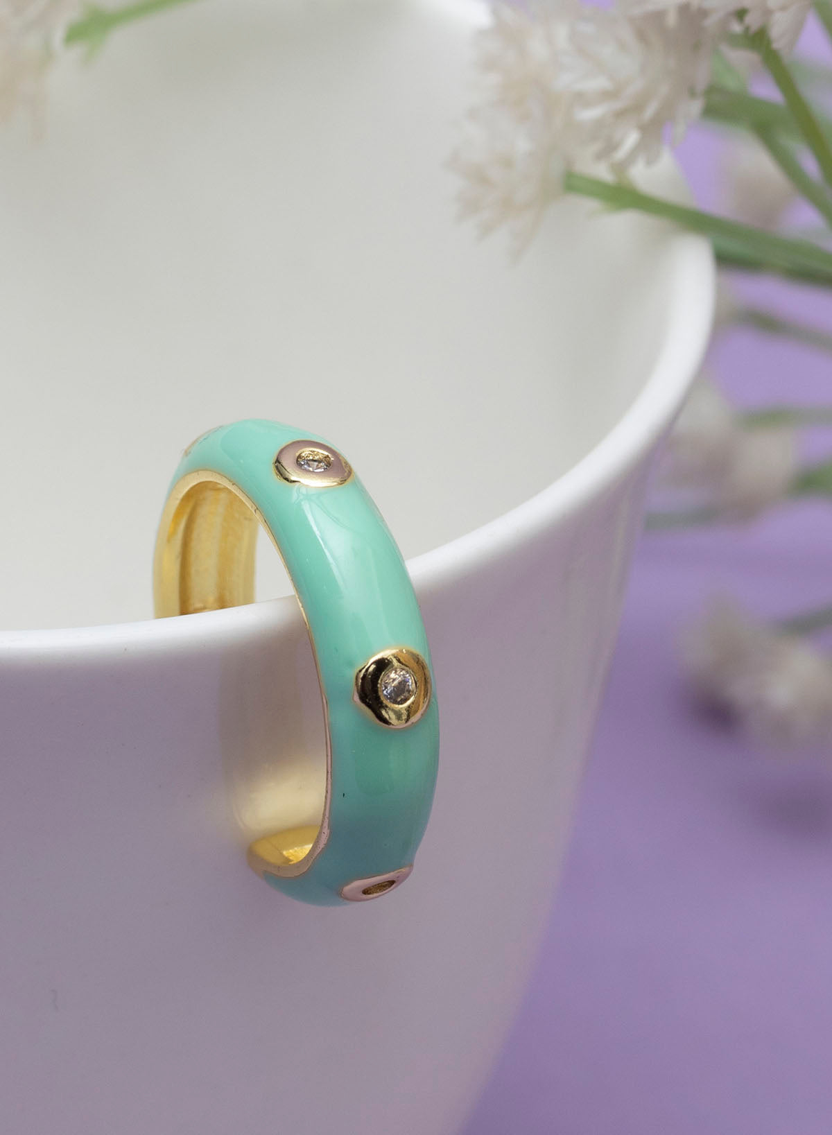 Tvidhv stone Rings