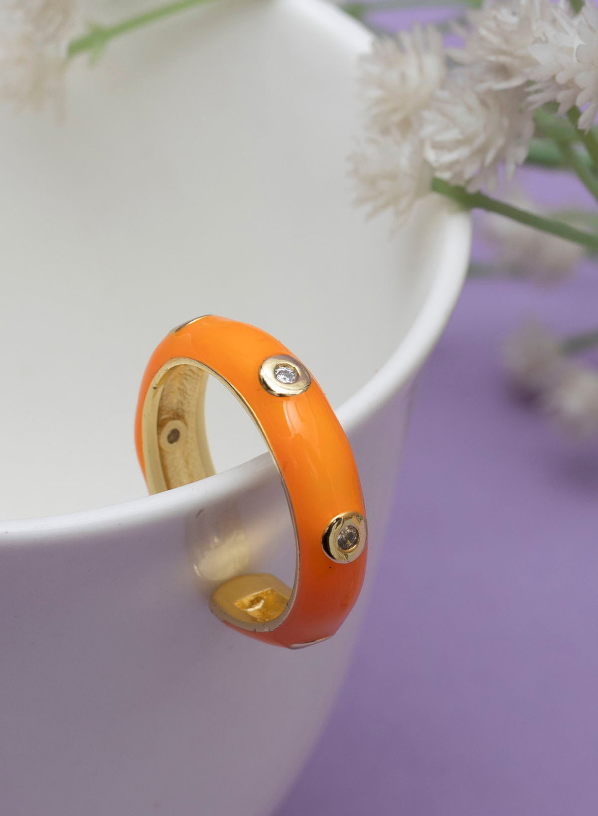 Tvidhv stone Rings