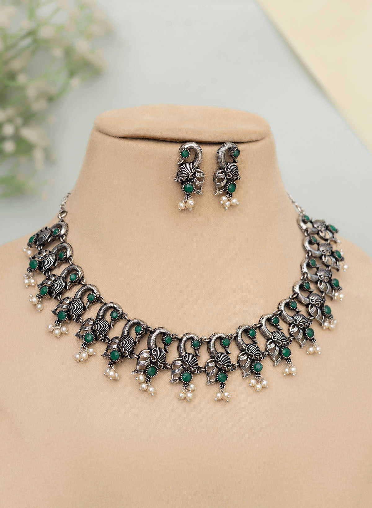 Charita necklace set – Phuljhadi