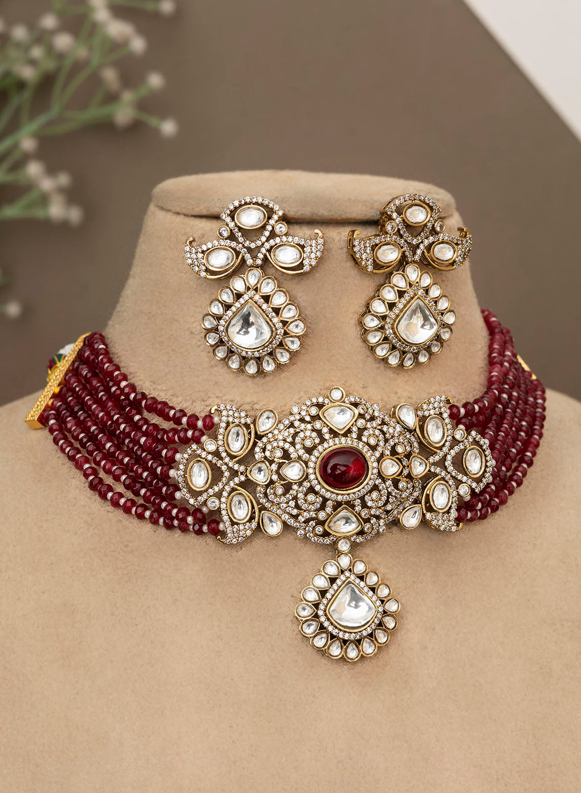 Pracheeta necklace set – Phuljhadi - Main Image