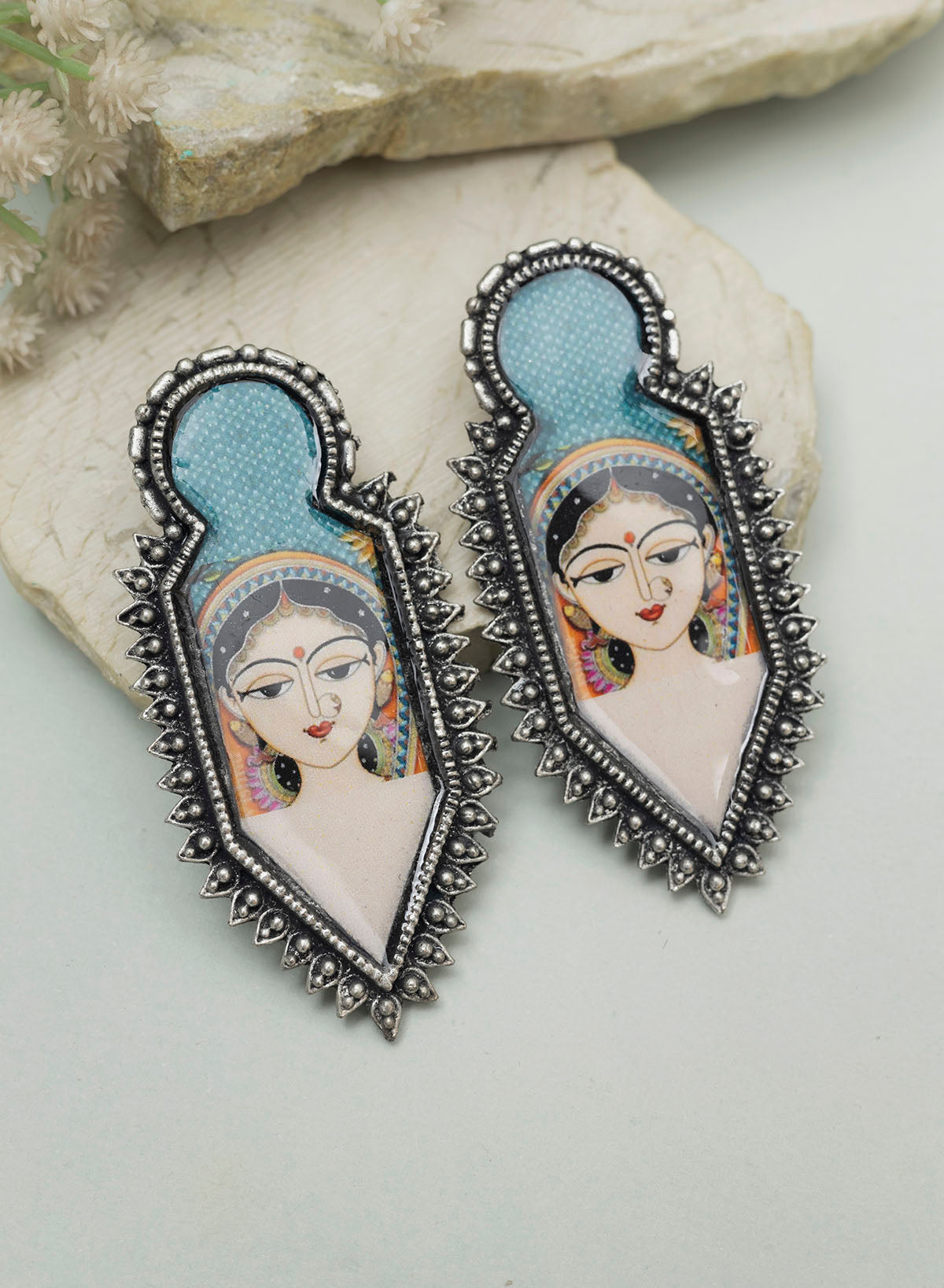 Gitali printed earring