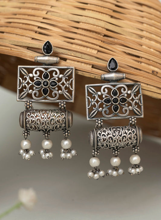 Baidehi oxidised earrings