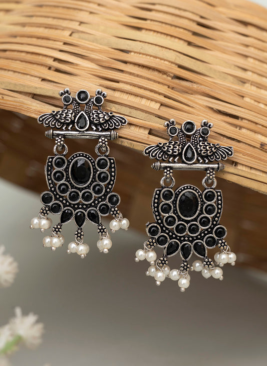 Firdousi oxidised earrings