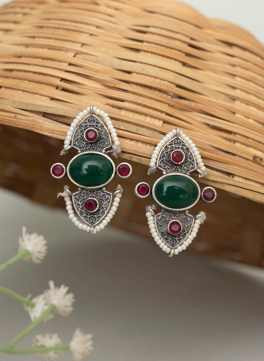 Anuga stone earrings