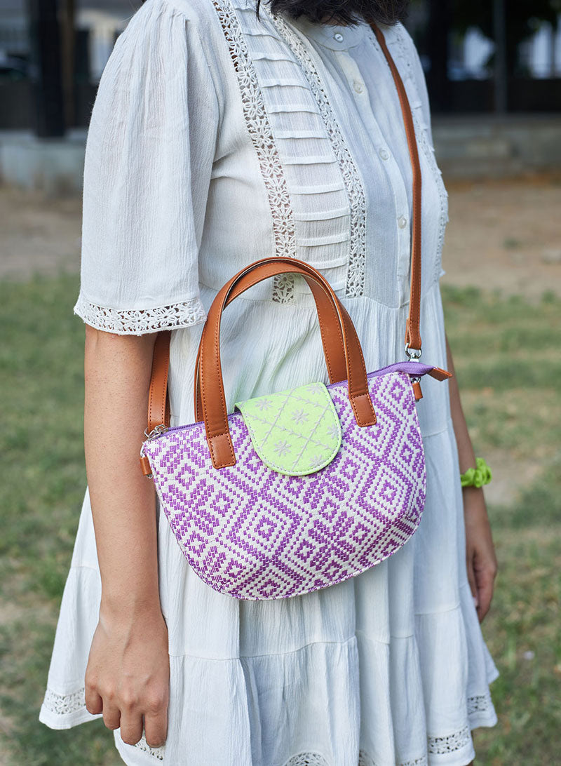 Zolka purple cross body bag