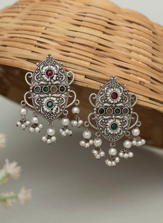 Dhita oxidised earrings