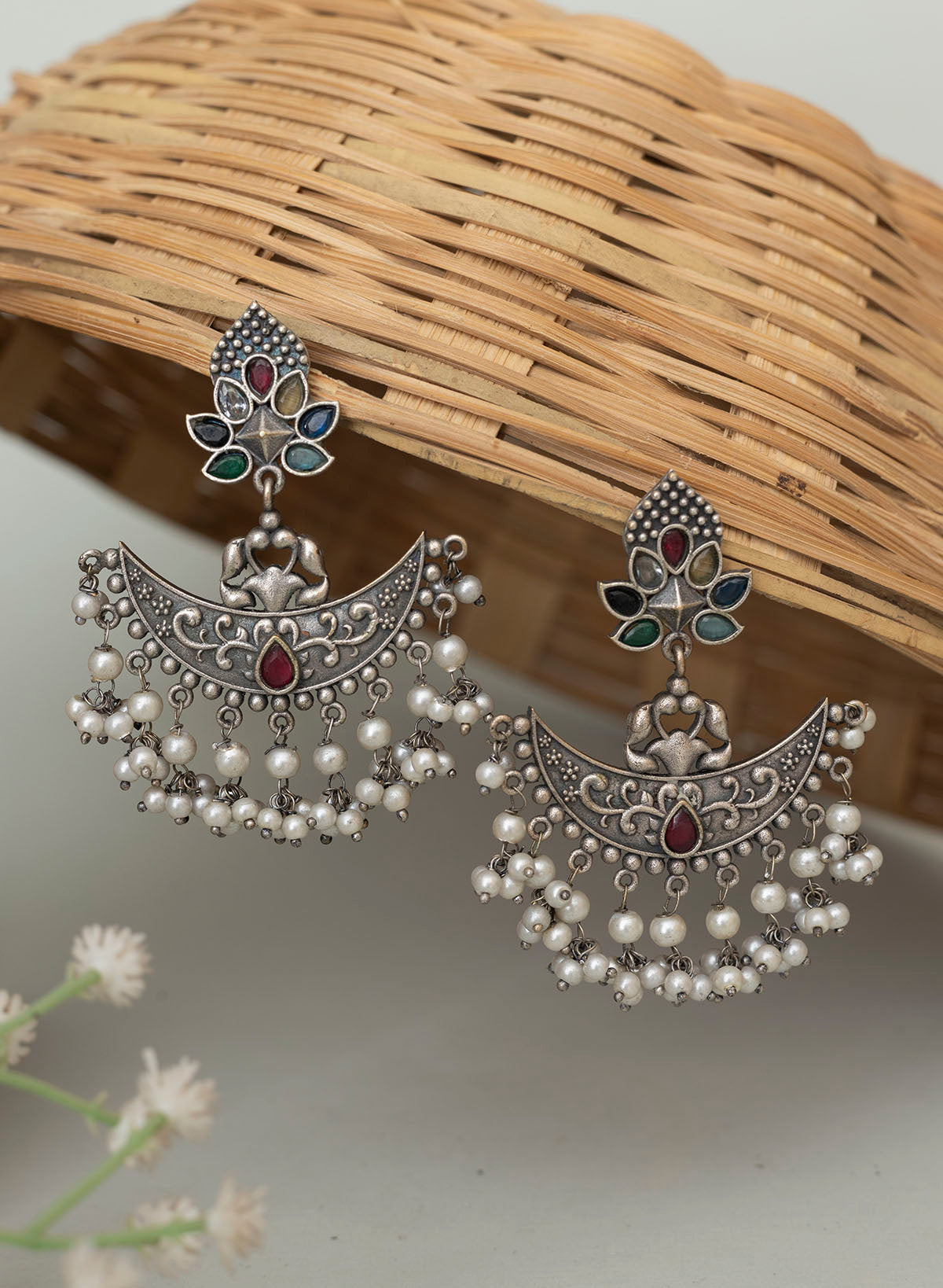 Jagyi silver earrings