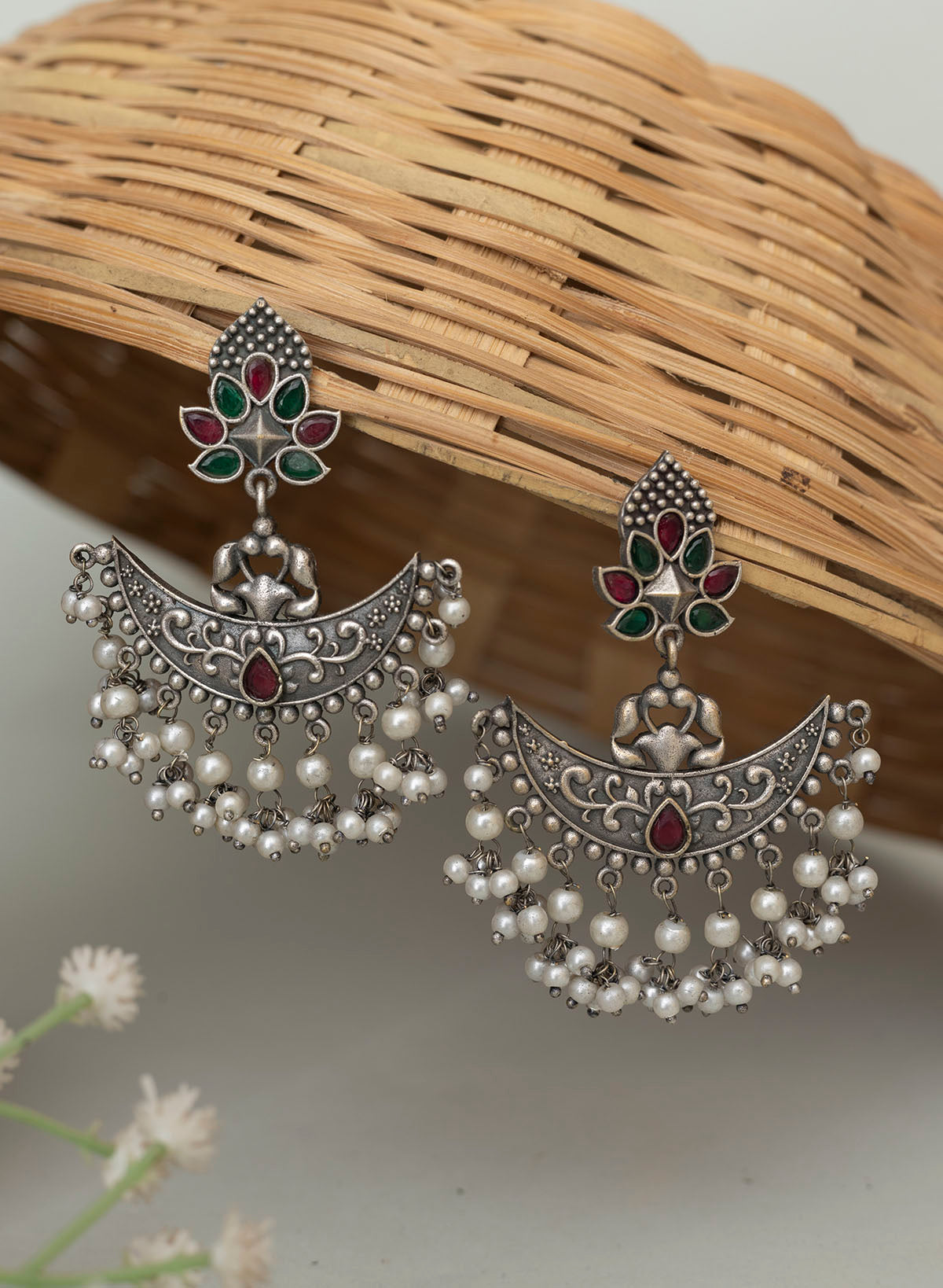 Jagyi silver earrings