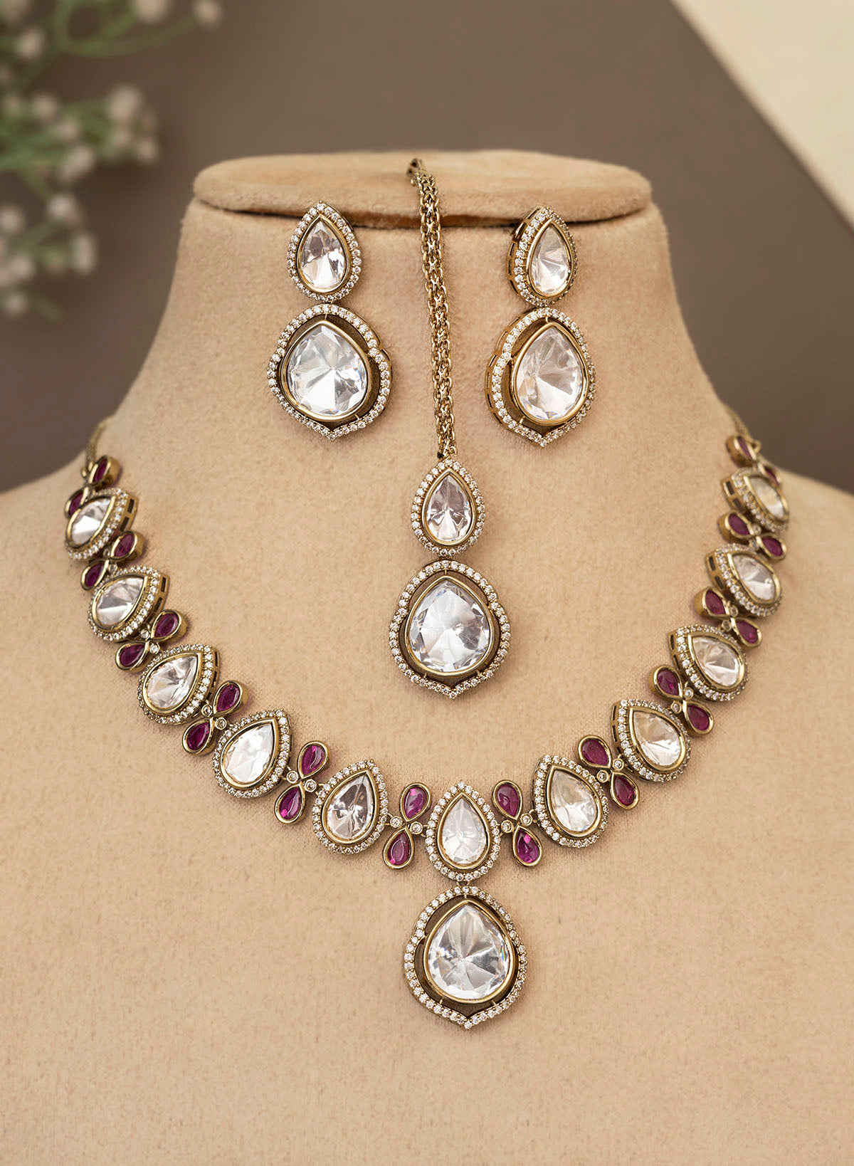Roopmati kundan set
