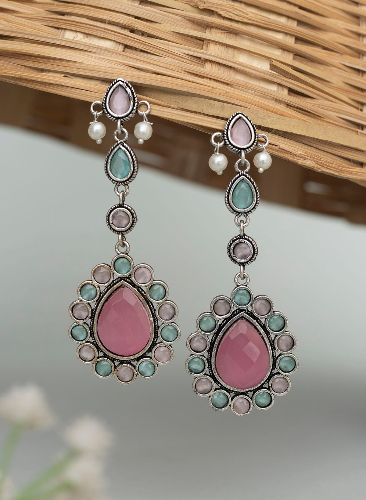 Nabhanya long earrings