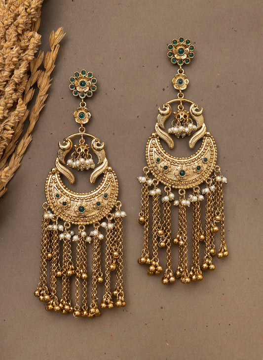 Sheen long earring