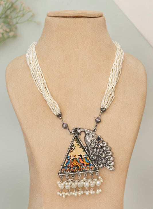 Esther peacock necklace