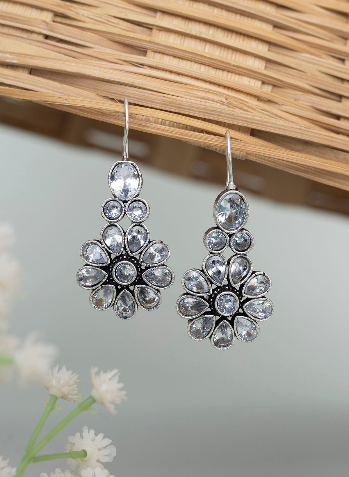 Rhea Stone Drop Earring