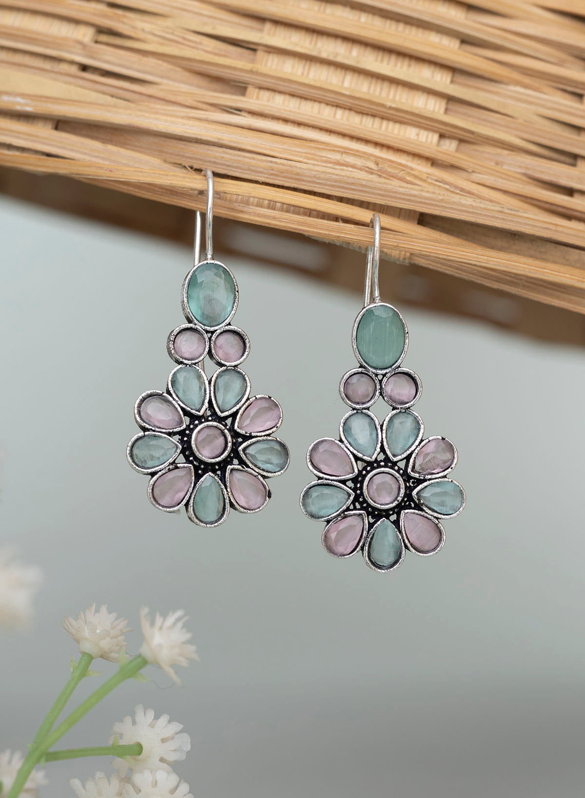Rhea Stone Drop Earring