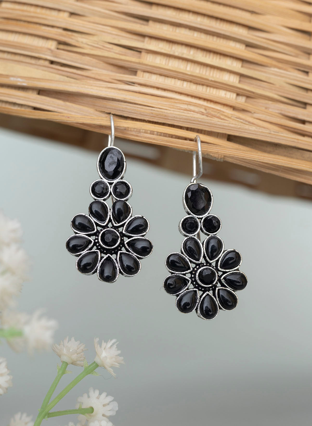 Rhea Stone Drop Earring