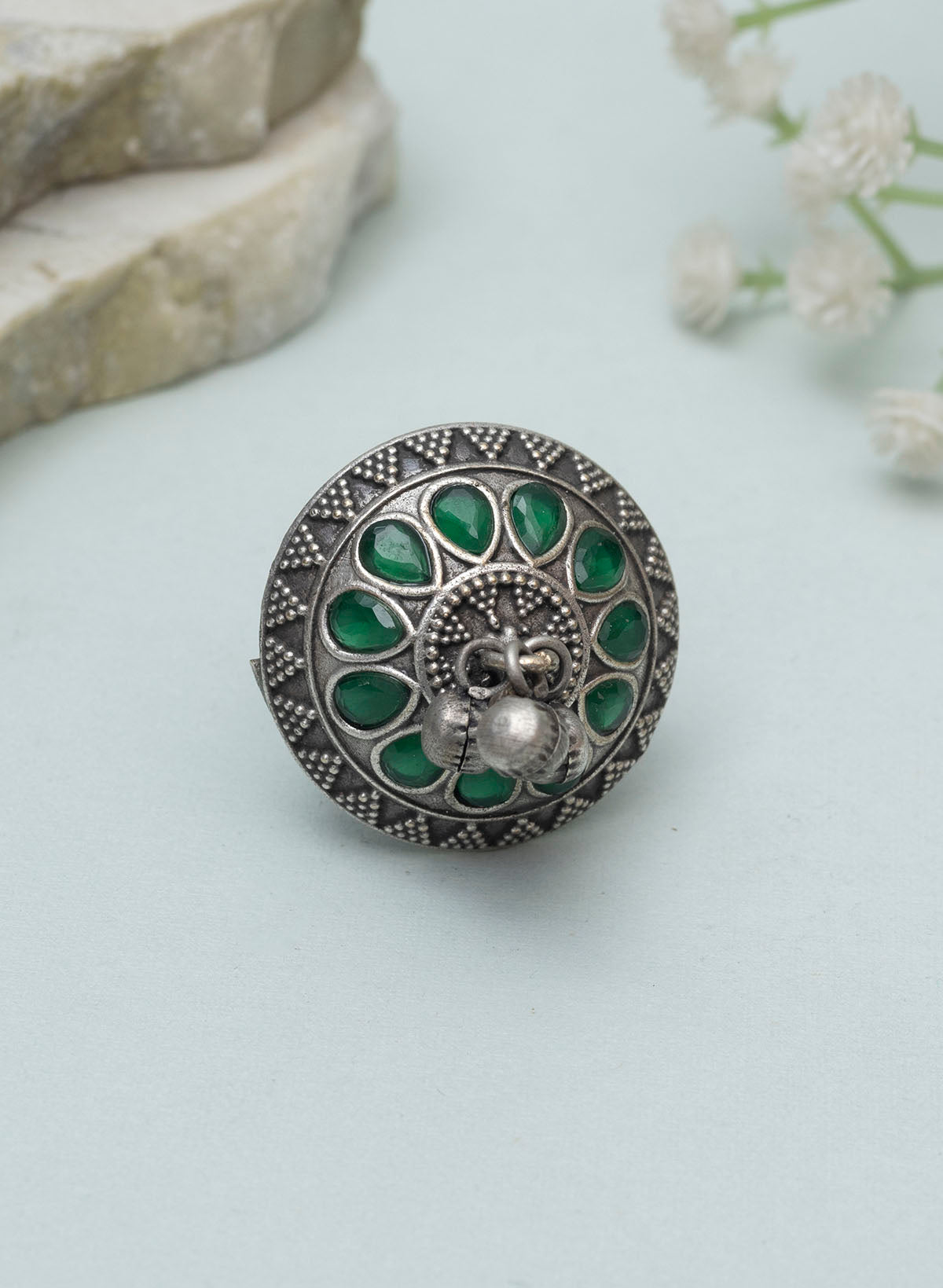 Amrita Oxidised Ring