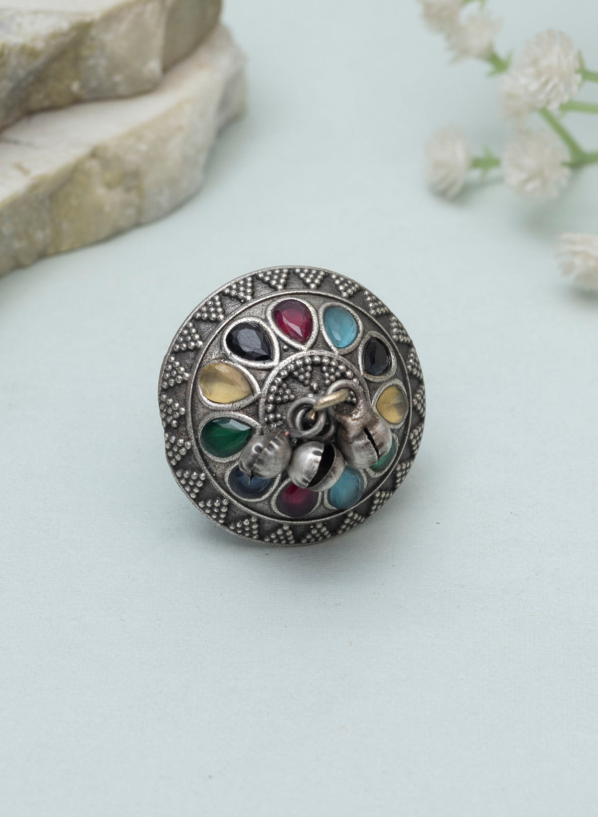 Amrita Oxidised Ring