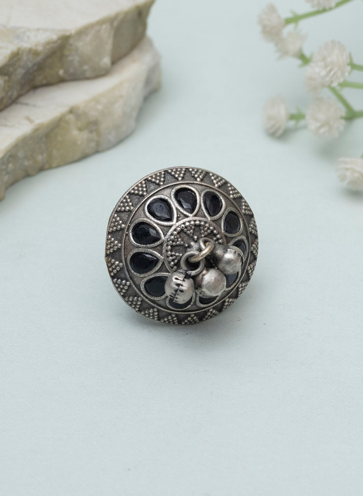 Amrita Oxidised Ring