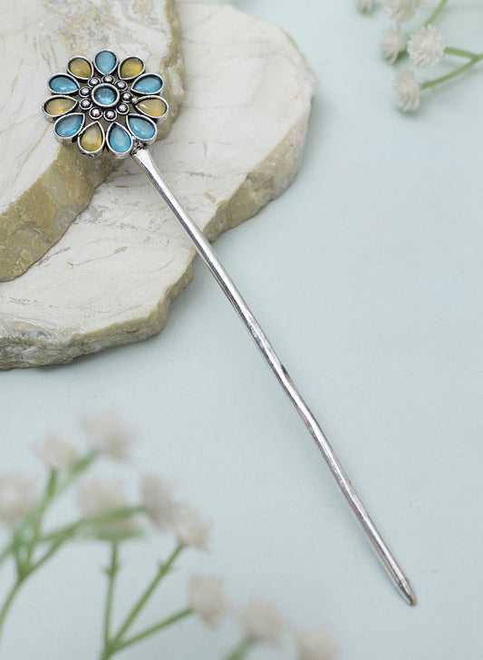 Jeevisha Oxidised Bun stick