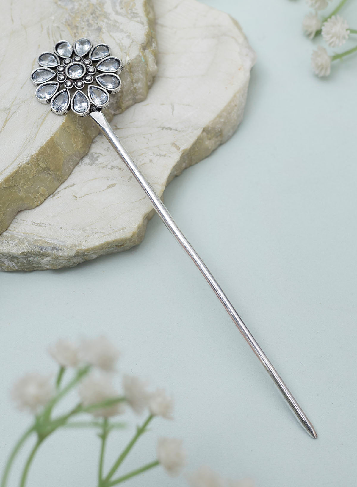 Jeevisha Oxidised Bun stick