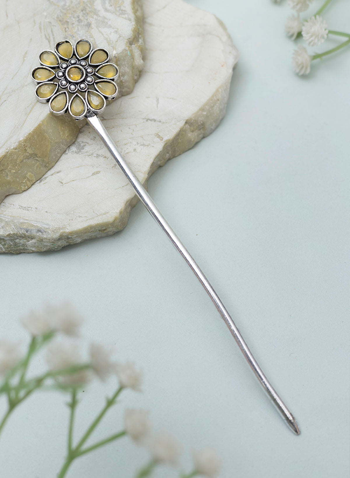 Jeevisha Oxidised Bun stick