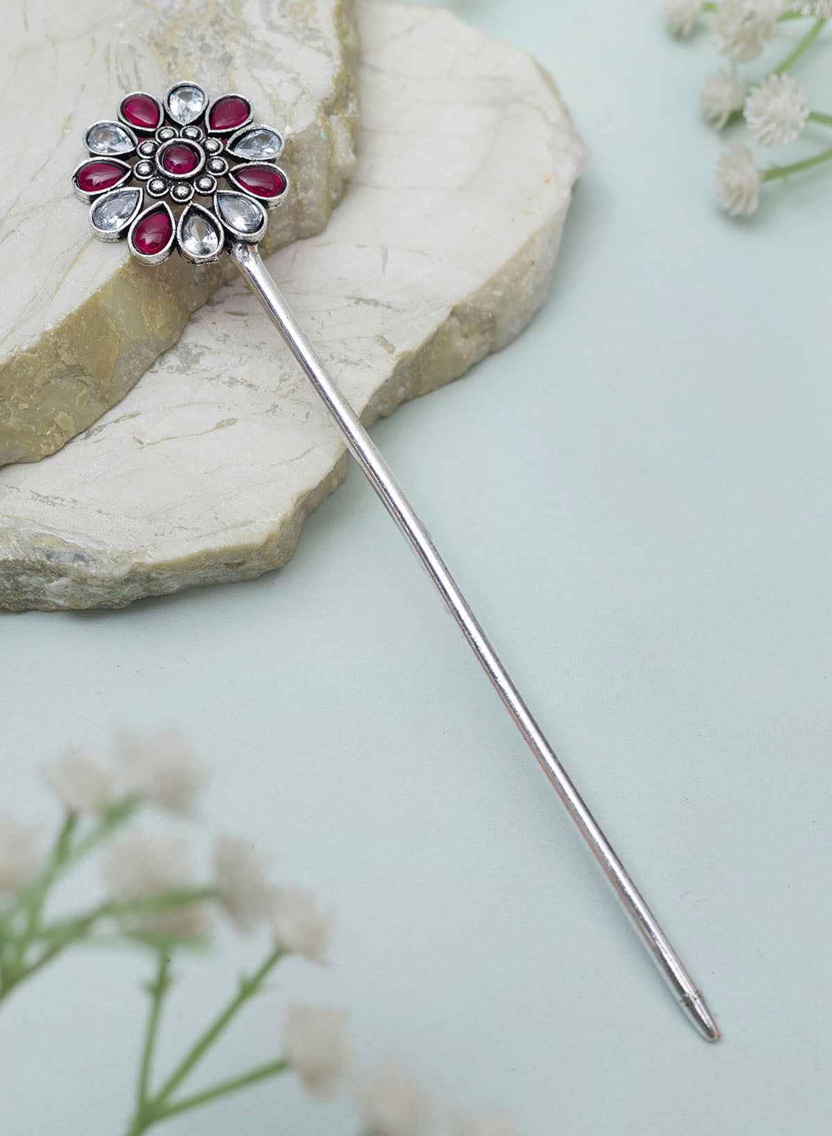 Jeevisha Oxidised Bun stick