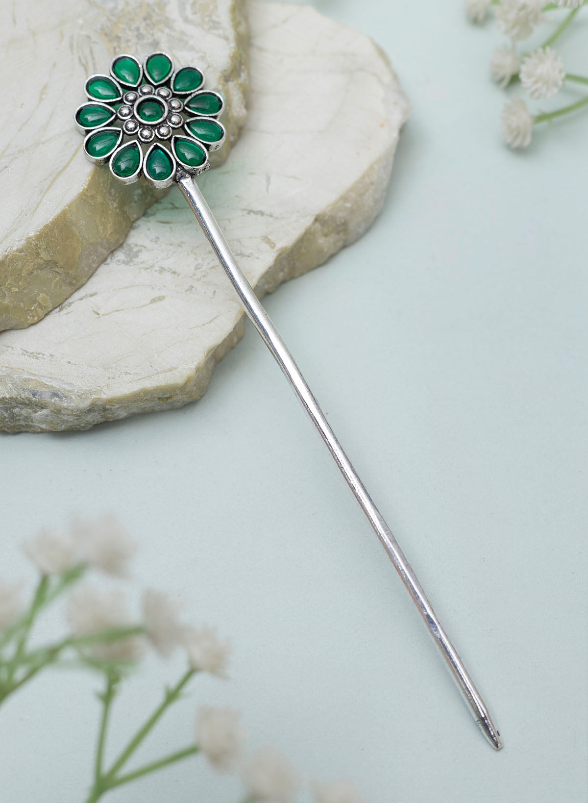 Jeevisha Oxidised Bun stick