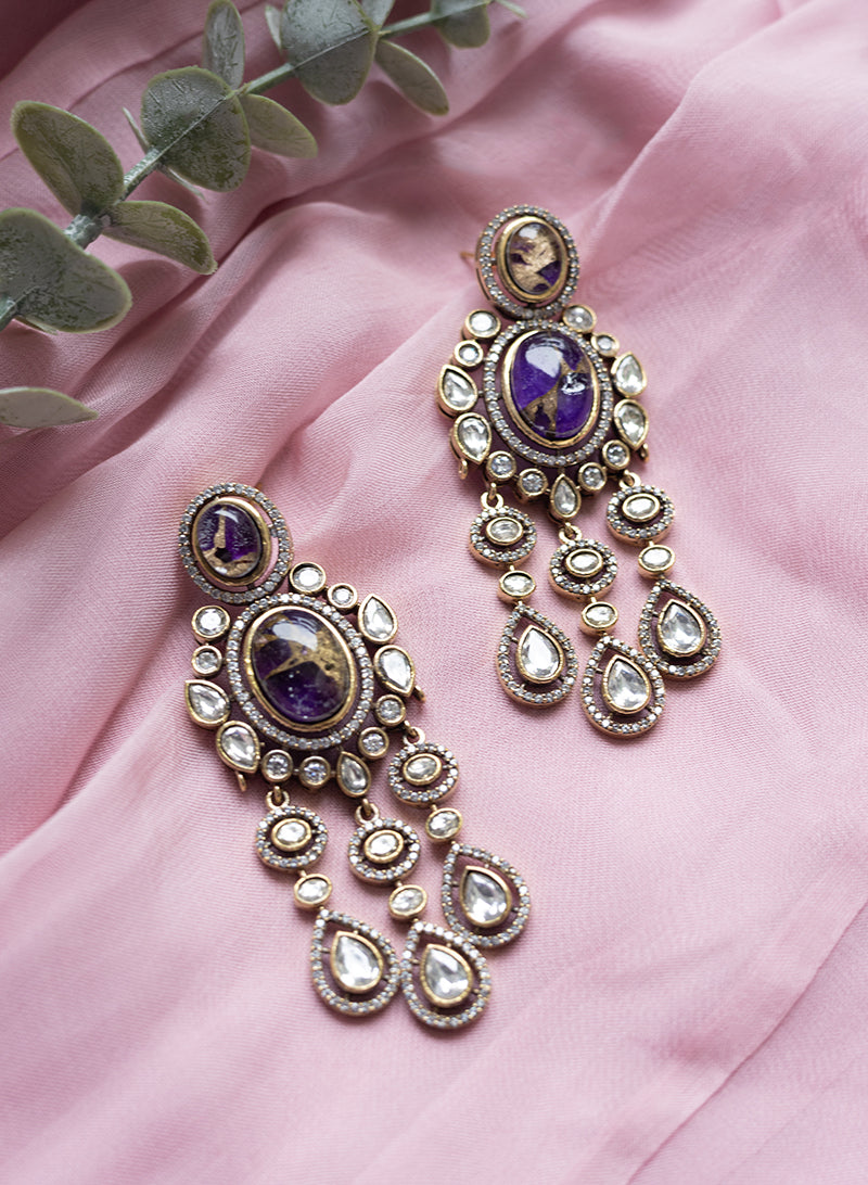 Ratika kundan earring