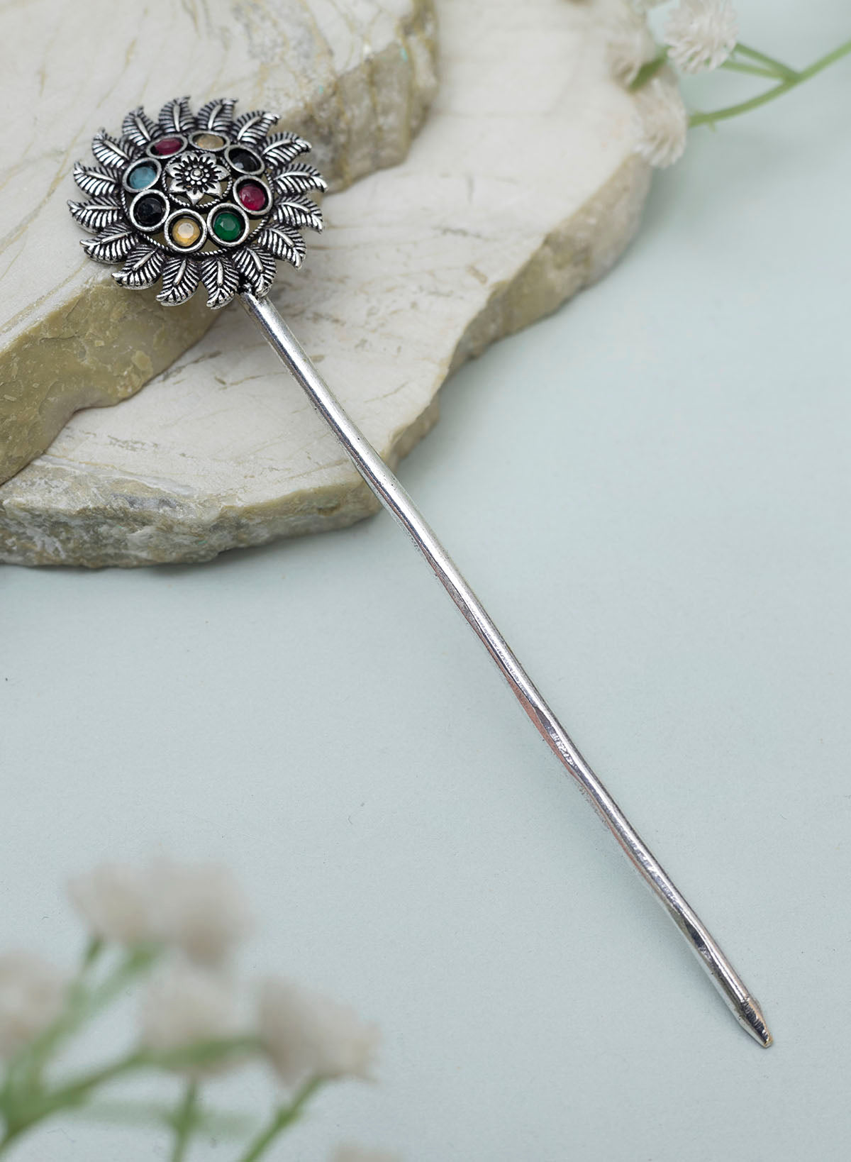 Mahita Oxidised Bun stick