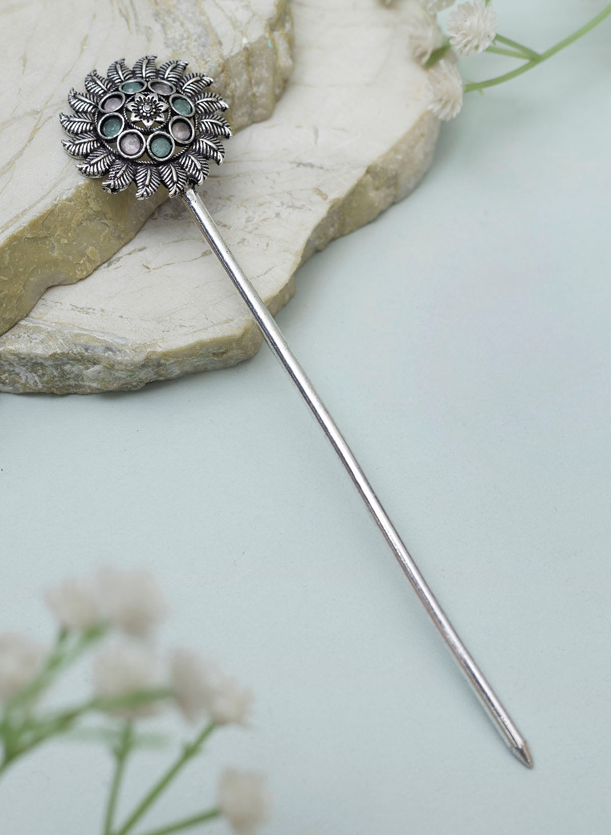 Mahita Oxidised Bun stick