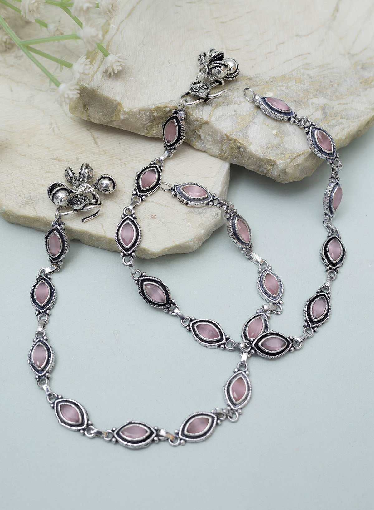 Aakhya stone Anklets