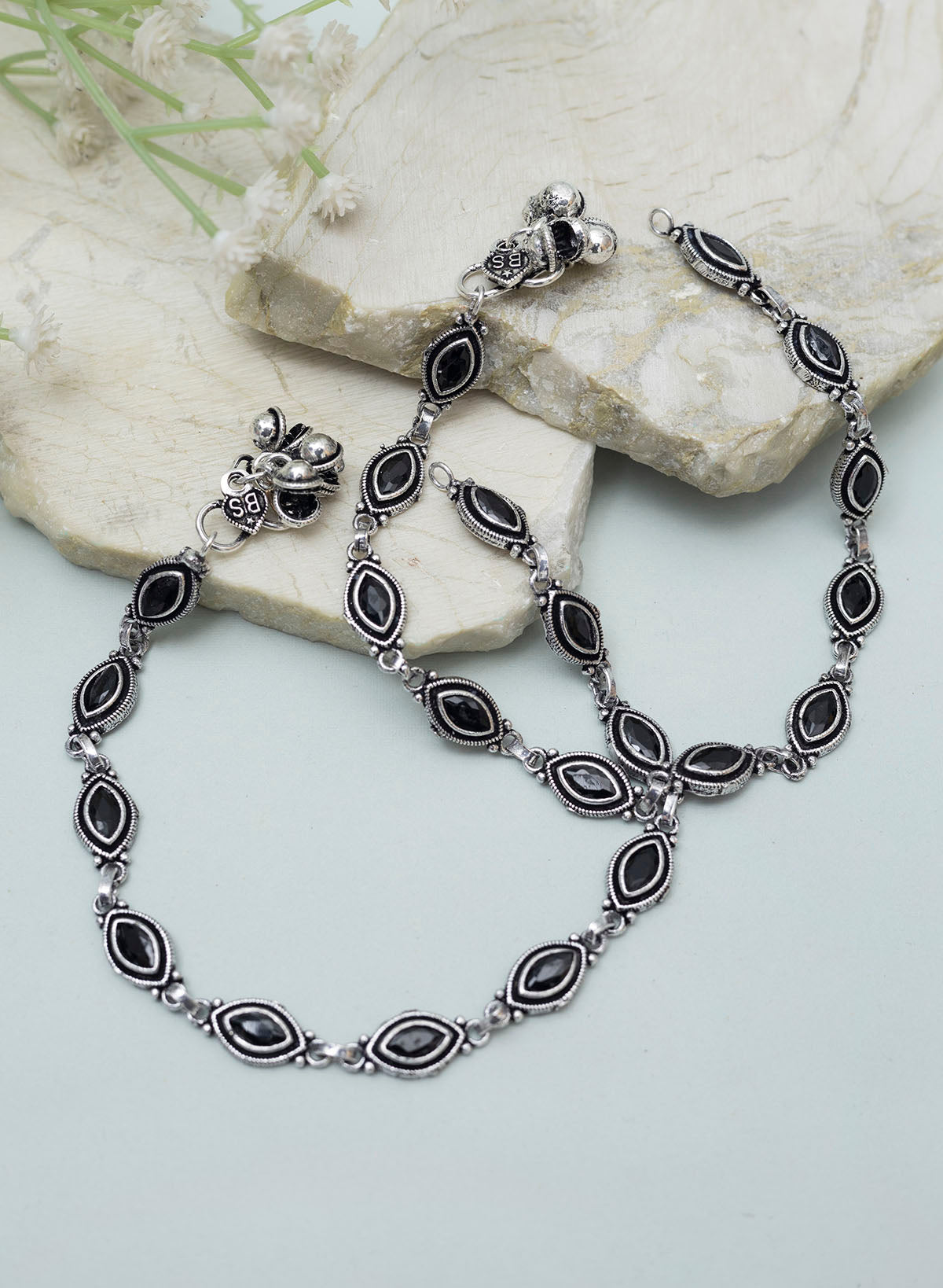 Aakhya stone Anklets