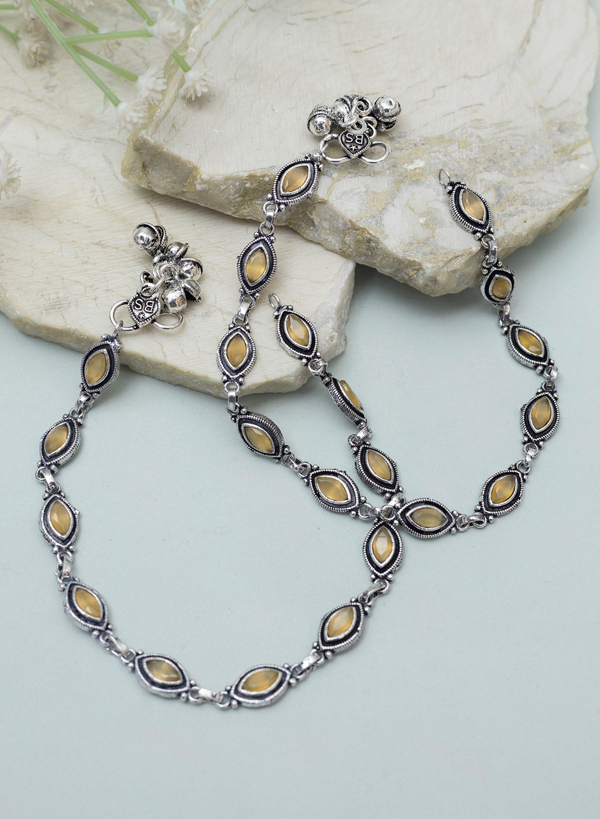 Aakhya stone Anklets