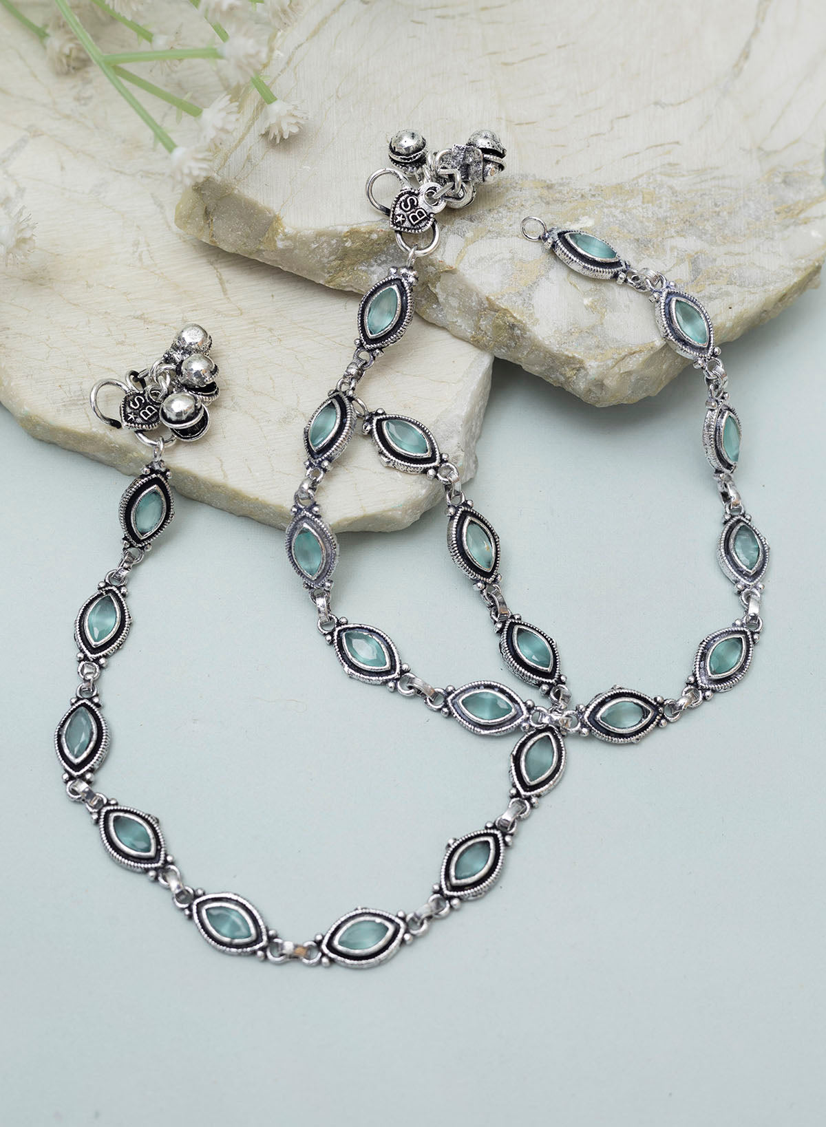 Aakhya stone Anklets