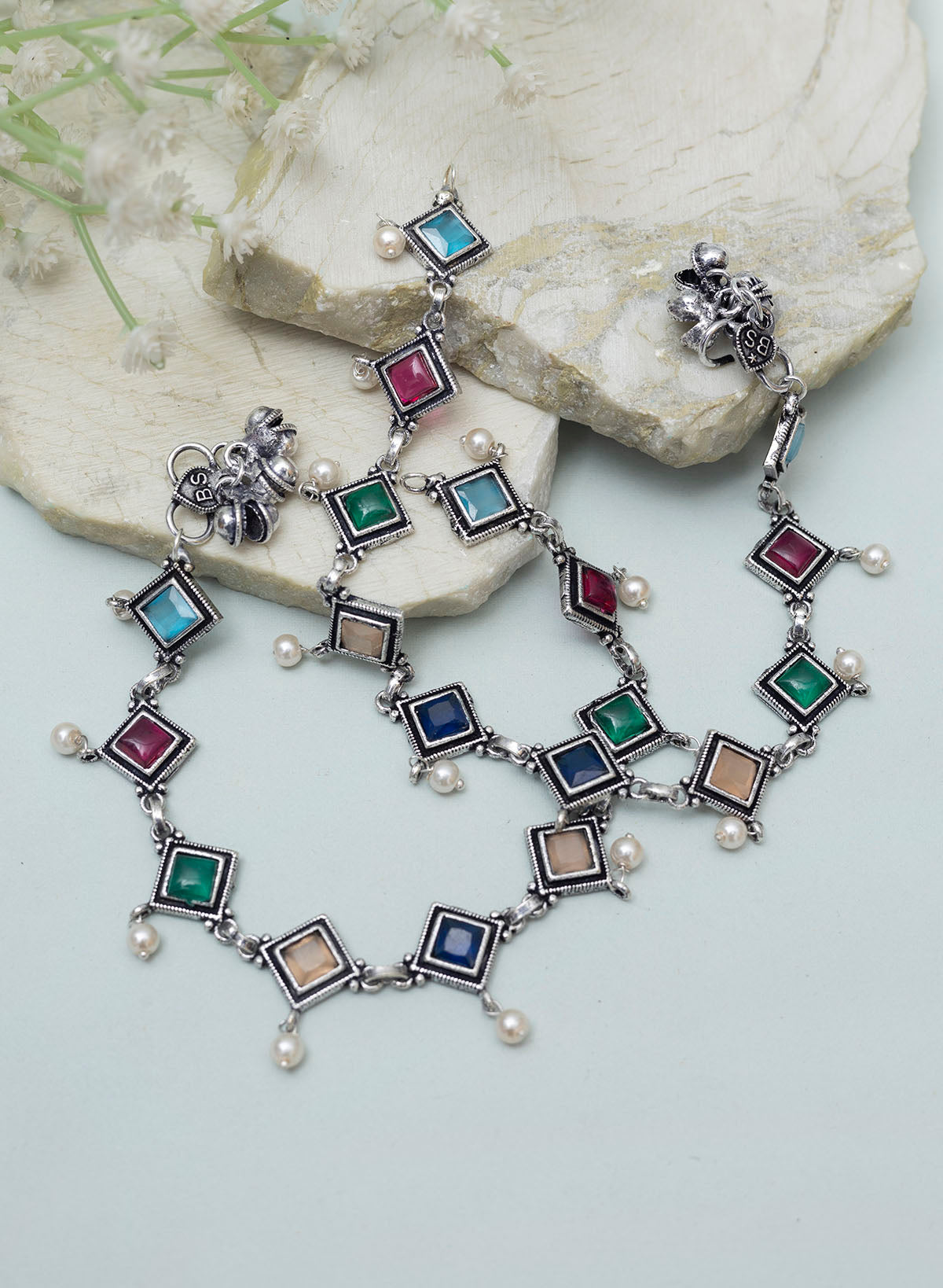 Dhanishta Stone Anklets