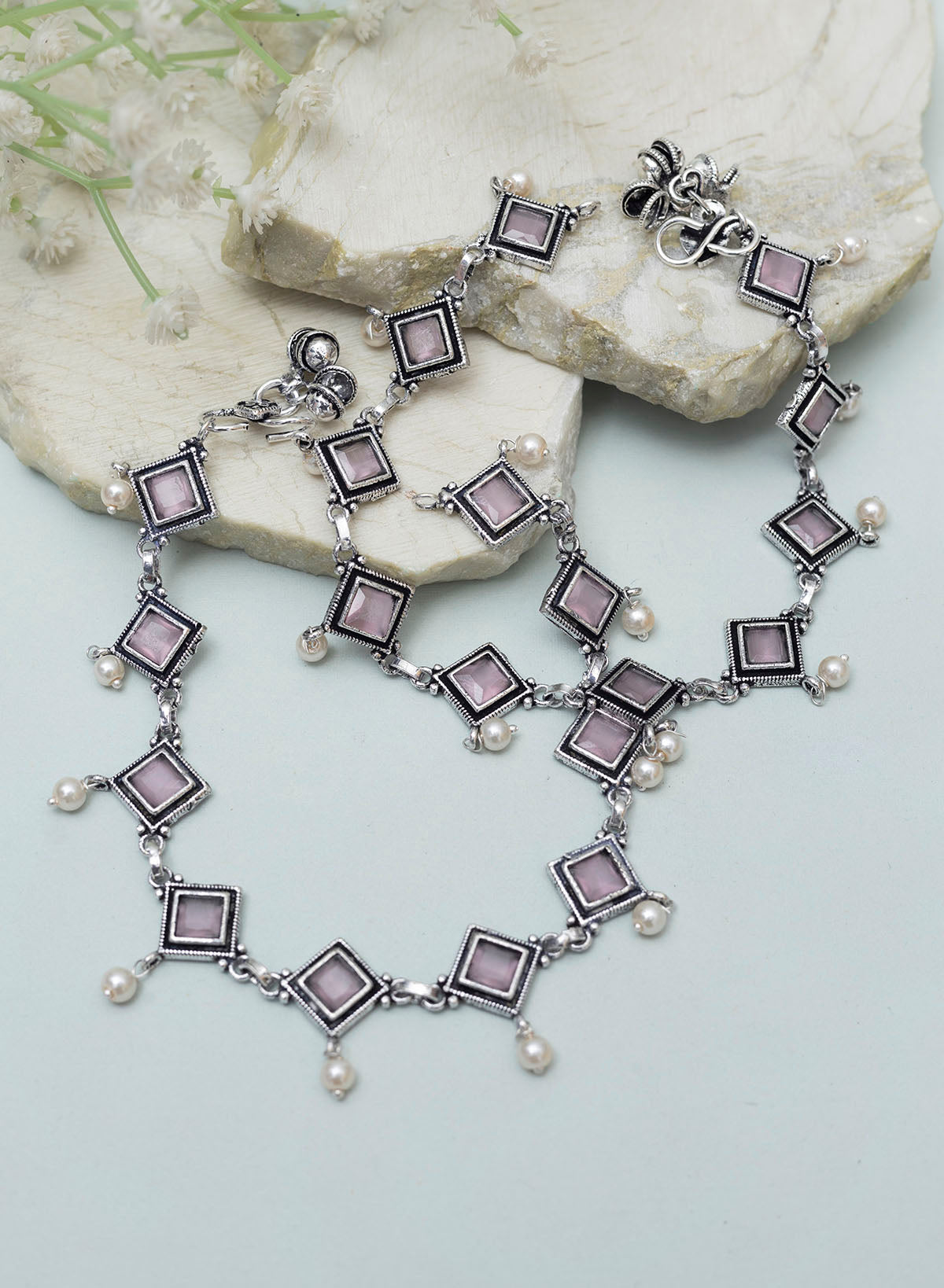 Dhanishta Stone Anklets