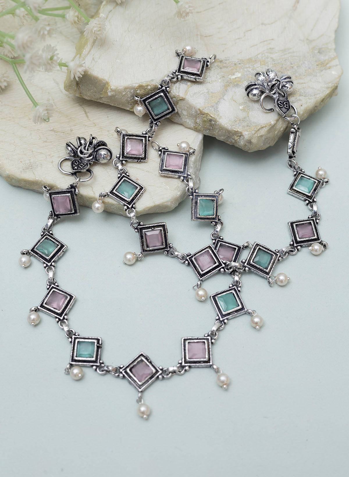 Dhanishta Stone Anklets
