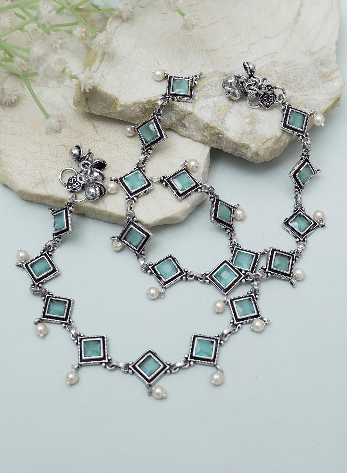 Dhanishta Stone Anklets