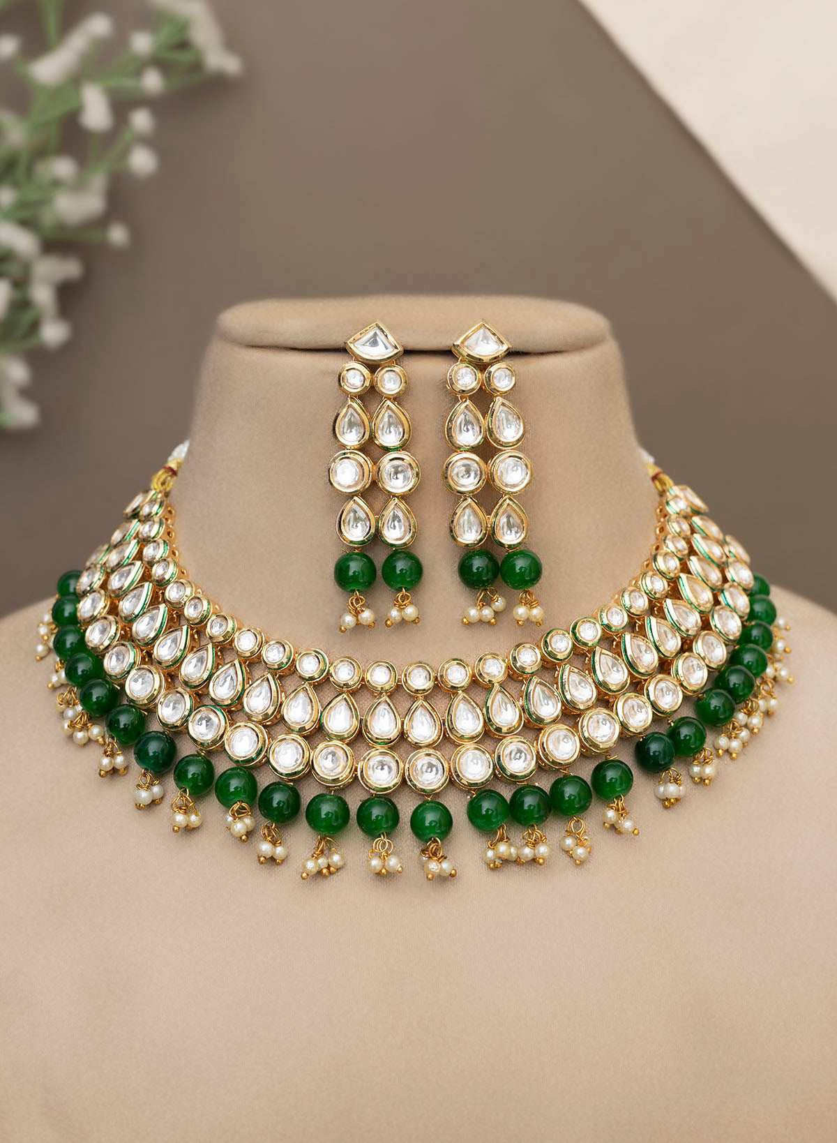 Ranshi Polki Necklace set