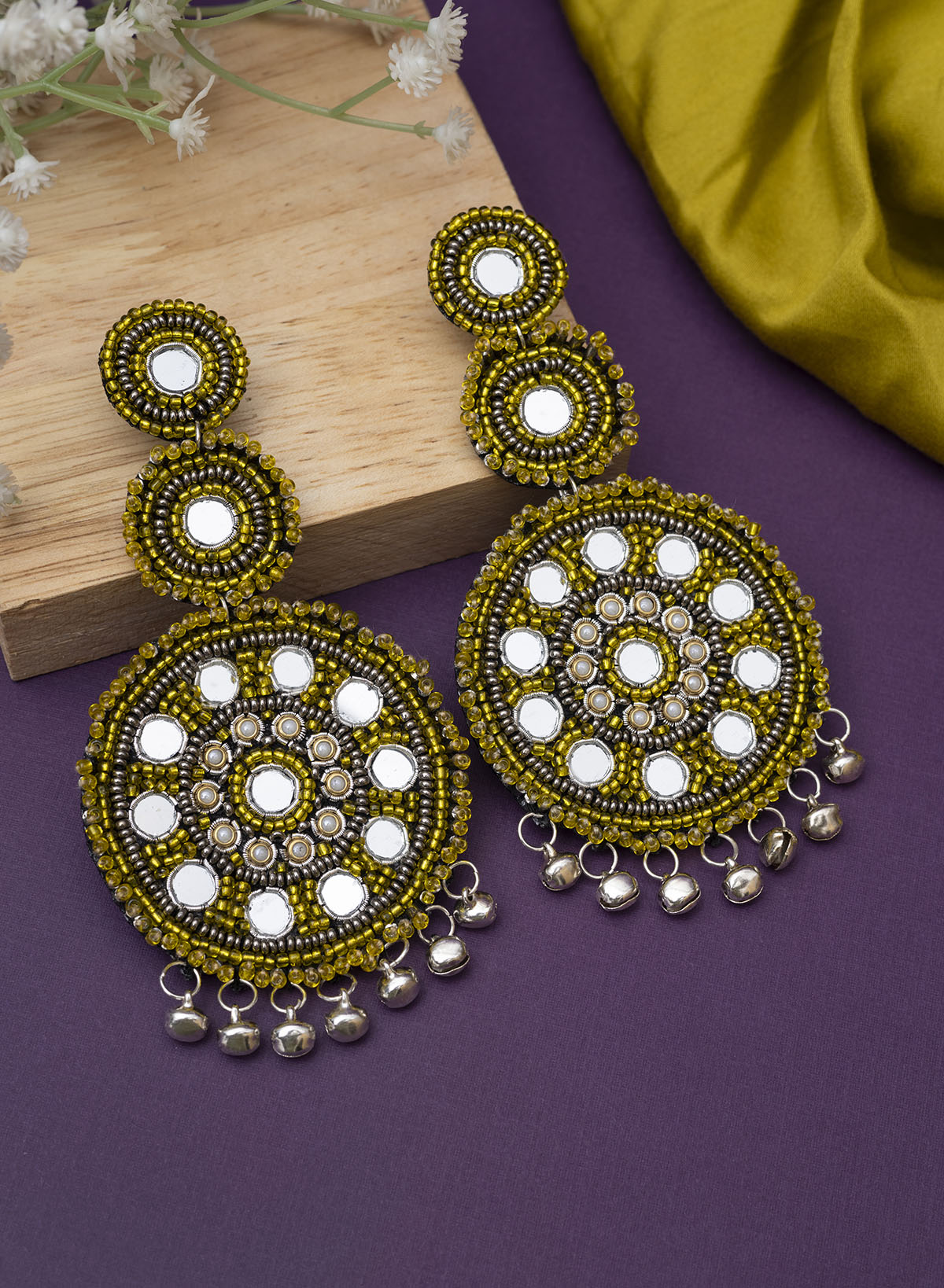 Dhruv Handmade Earring – Phuljhadi - Main Image