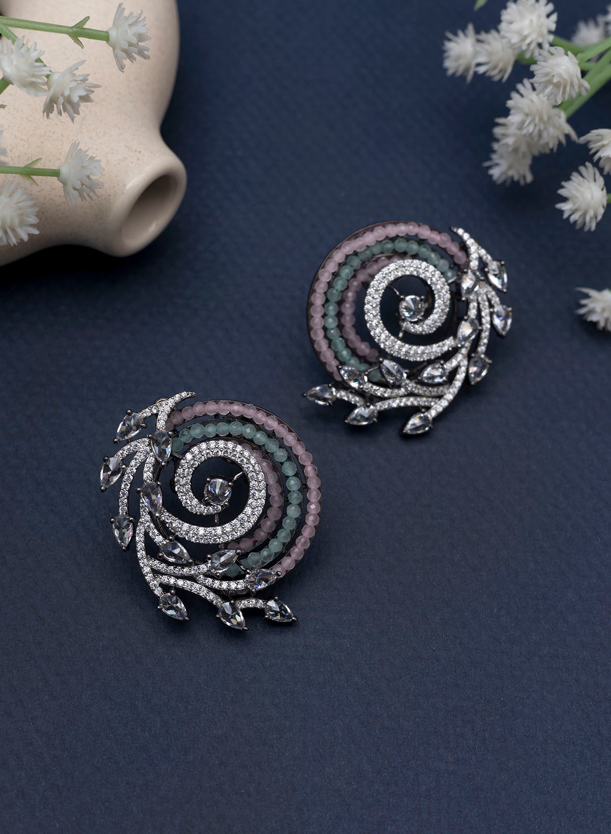 Clay Stud Earrings