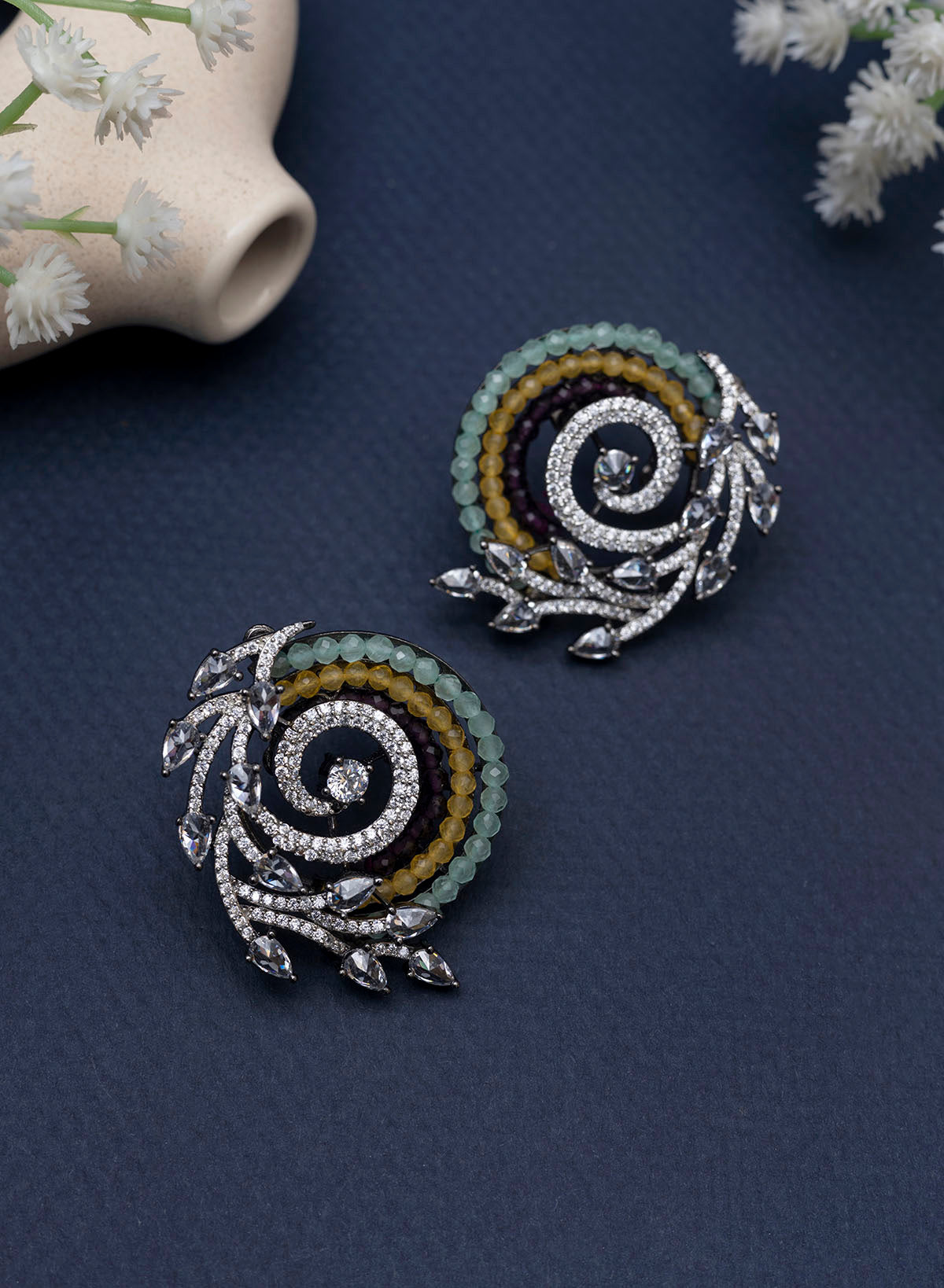Clay Stud Earrings