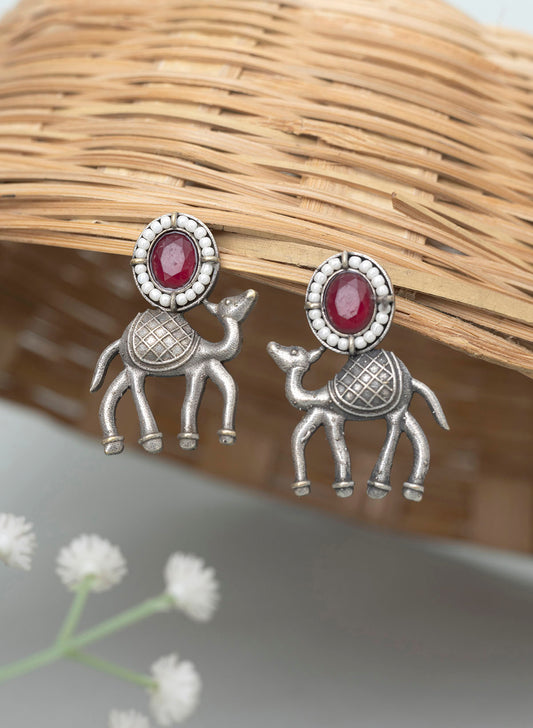 Daania Camel Earring